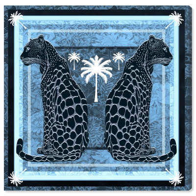 Casablanca Leopardo Reverse Graphic Art Canvas