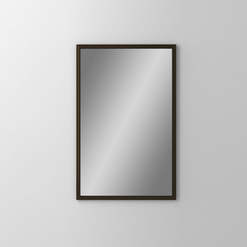 Main Line Vanity Mirror, 30'' H  x 24'' W x 1.63'' D, Brushed Bronze