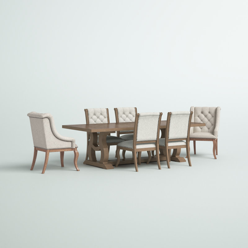 Acworth Extendable Trestle Dining Set