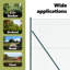 Vidaxl Welded Wire Fence With 7 Posts Steel-114858598-114858599