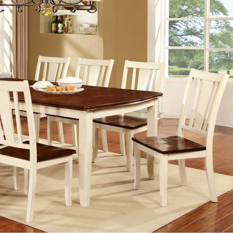 Thomak Extendable Dining Table, Vintage White