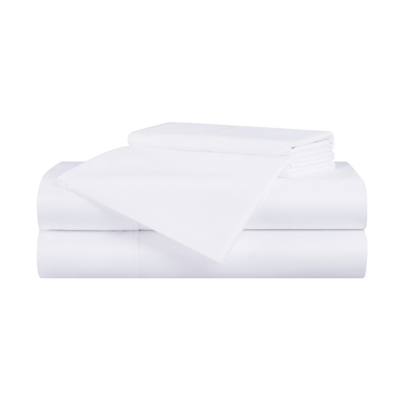Rayon Sheet Set, White, California king