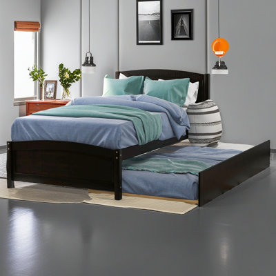 Lit plateforme simple avec lit gigogne