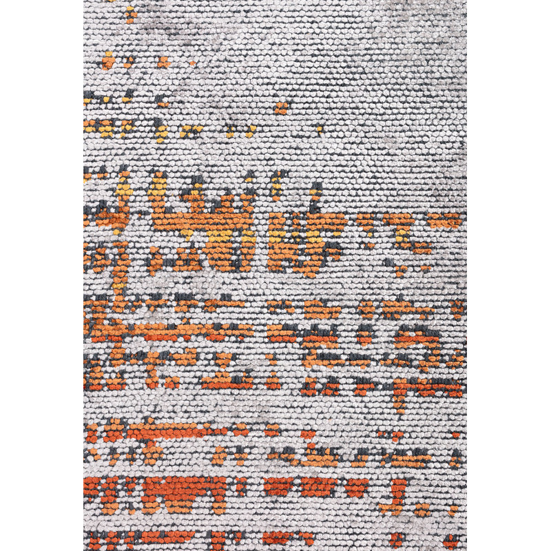 Tapis moderne et abstrait, Rectangle 7 pi 10 po x 9 pi 10 po