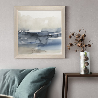 "Fog on the horizon V", reproduction d’art sur toile encadrée