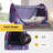 Polyester Pop-Up Privacy Bed Canopy Twin Size-1430644348