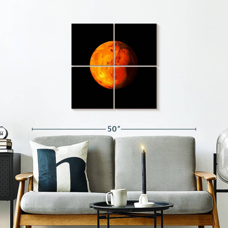 Oberle Mars Planet, 26" H x 26" W