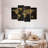Aliaz Glitzy Gold World Map-108889900