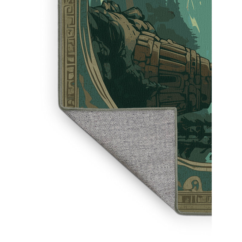 Tapis Golden Relic, Rond 4 pi