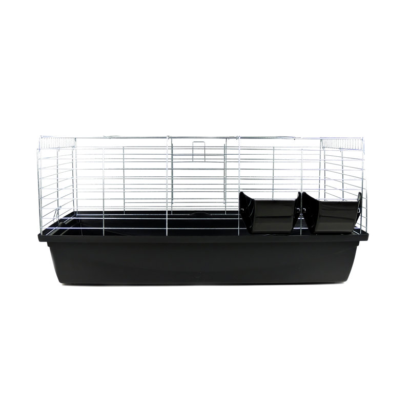 Defranco Rabbit Cage, Black