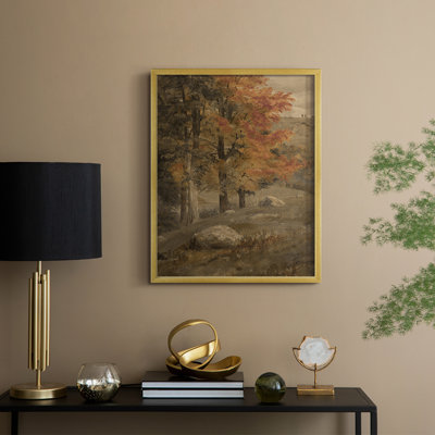 Vintage Landscape CLXXII Framed Print - Solid Wood