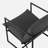 Ayatt Modern Metal Frame Sling Accent Armchair-1990329867