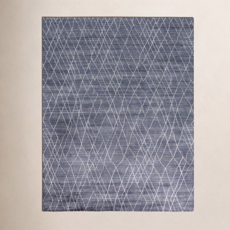 Orville Viscose Abstract Indoor Rug, Rectangle 2' x 3'