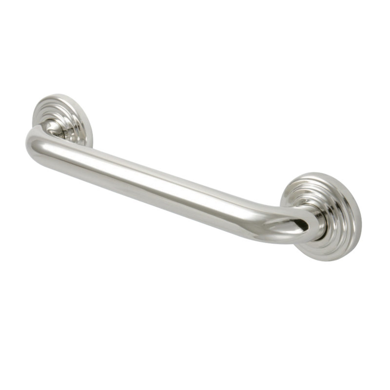 Barre d'appui de 1-1 / 4 po Kingston Brass Restoration, l 12 po, Nickel poli