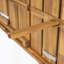 Chaise longue d'extérieur avec roulettes, structure en bois d'acacia (ensemble de 2)