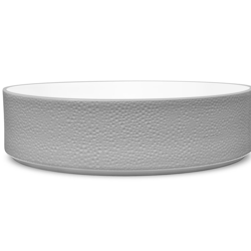 Noritake Colortex Stone Stax Serving Bowl 10", 67 Oz., Gray