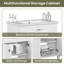 30-Inch Bathroom Vanity with Ceramic Basin, Soft Close Door and Adjustable Shelves-324912506