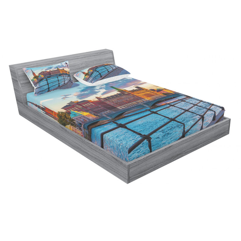 Microfiber Sheet Set, Full Sheet Set with Fitted Sheet