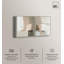 Ensemble de 2 décorations murales en toile Harmony Beige & White par Art Remedy, cadre argenté, 30 x 36-751734670-751734672