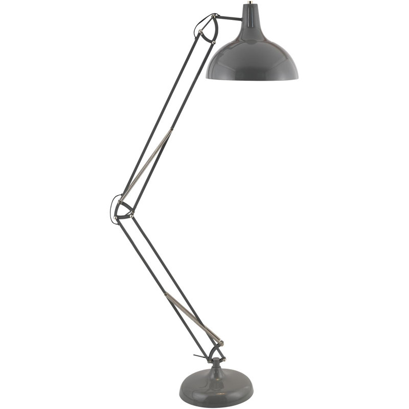 Lampe sur pied Nevide, Gris