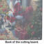 Planche à découper en verre Boston Terrier and Santa Claus