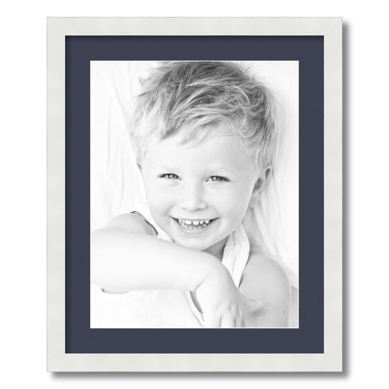 Wood Matte Picture Frame with Mat, Blue Jay