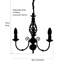 Zoey 3-Light Candle Style Chandelier
