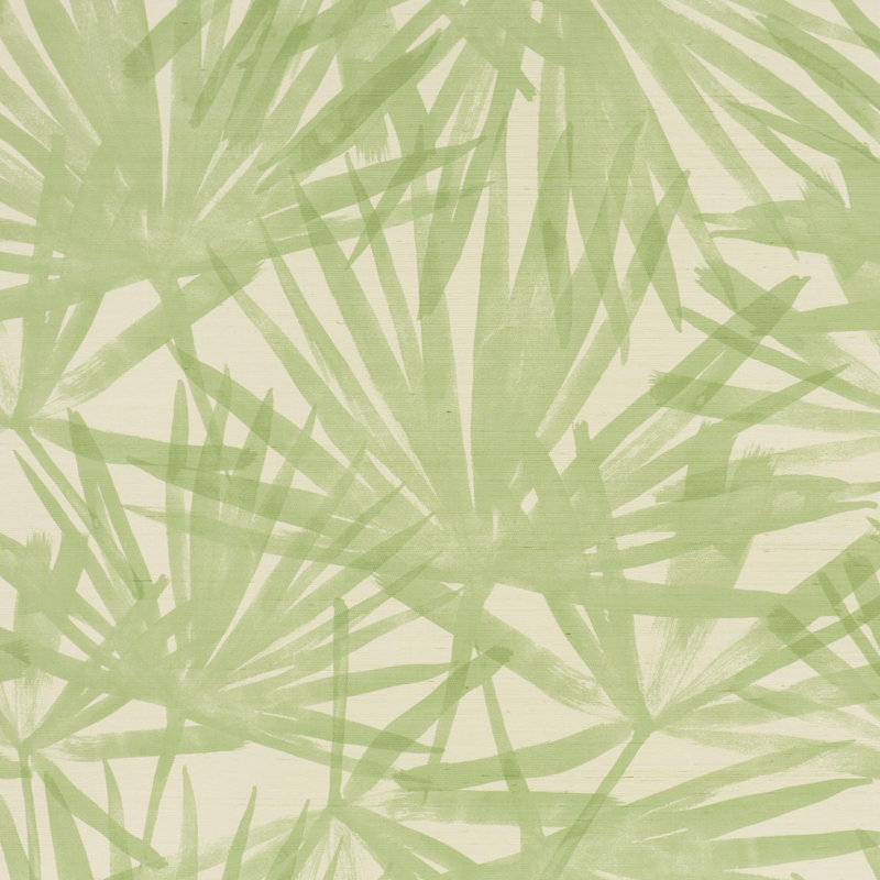 Sunlit Palm Sisal Wallpaper