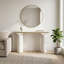 Sagebrook Home 47" Sardi Travertine Top Console Table, Neutral Tones - Elegant Consoles And Cabinets