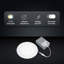 Luminaire encastré rond 5 lumières au choix, 2700K-5000K - blanc