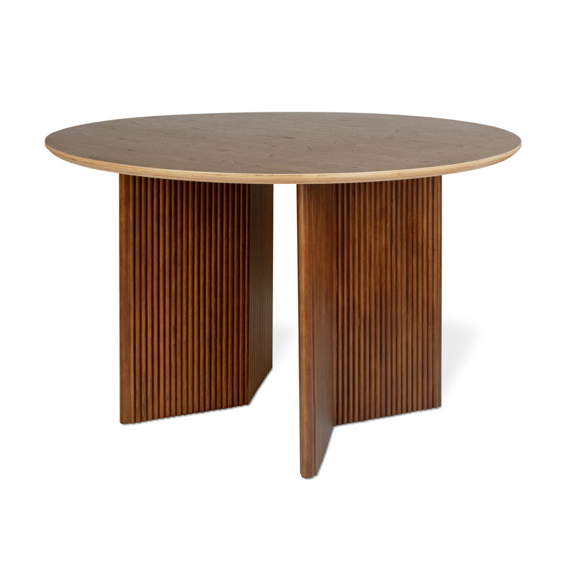 Table de salle à manger Atwell ronde noyer _x000D_