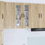 Vidaxl Kitchen Wall Cabinet Brown Oak 60 X 31 X 80 Cm Engineered Wood-121218215-121218216