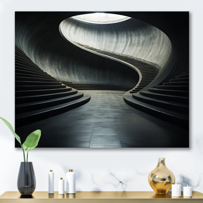 " Gray Concrete Canvas Subtle I "