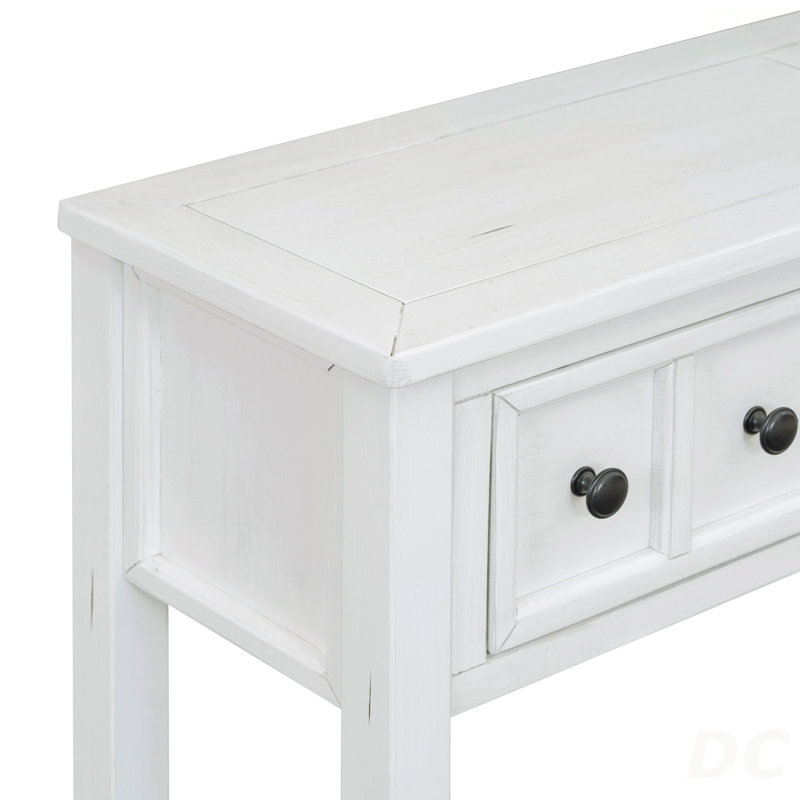 Console Rustic, Blanc antique