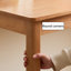 Bureau moderne simple en bois massif pour deux personnes-133438081-133438080