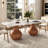 Otelia Large Double Pedestal Dining Set For 6-10 People-1050484432-1050484436