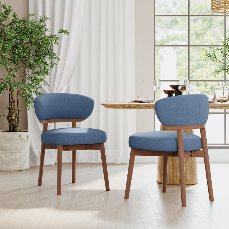 Chaise d'appoint Cleona, Bleu