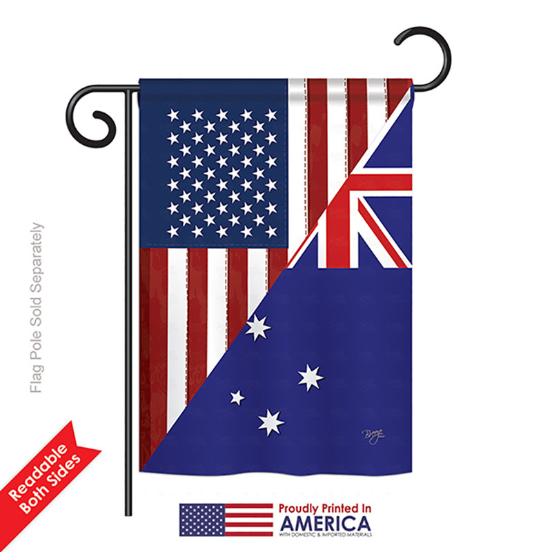 Polyester de 2 côtés 40 x 28 po néerlandaise drapeau de jardin