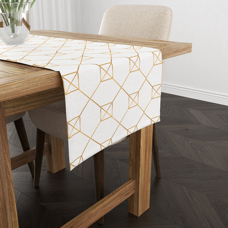 Chemin de table Newquay, Blanc
