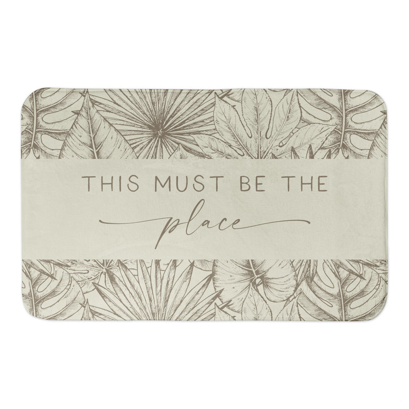 Tapis de bain «This Must be the place»