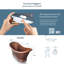 Euclid 6' Copper Freestanding Bathtub with Overflow