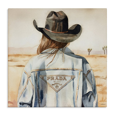 Art mural sur toile Glam Desert Cowgirl par Amanda Greenwood bp-929_CN