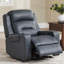 Fauteuil inclinable en cuir fleur 37 po-1428927207