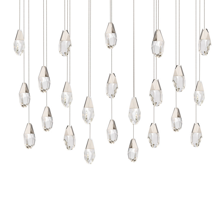 Martini 23 Light Crystal LED Multi-Light Pendant