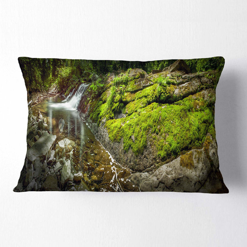 Coussin lombaire paysage