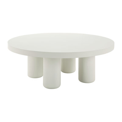 Coffee Table, White Finish