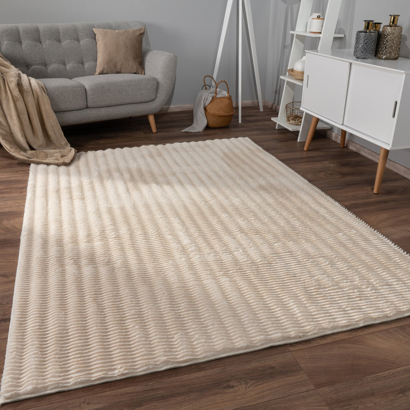 Kahla Solid Colour Area Rug, Rectangular 80 x 150cm