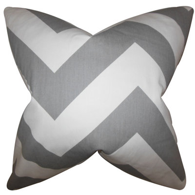 Eir Chevron Cotton Throw Pillow