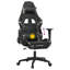 Fauteuil de massage avec repose-pieds-397500817