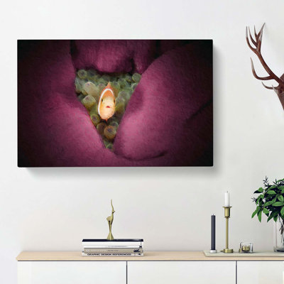 Clownfish & Sea Anemone - Wrapped Canvas
